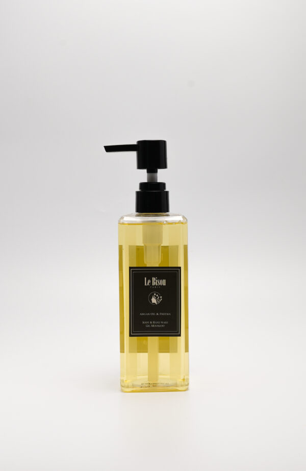 Le Bisou Minyak Argan & Freesia Body and Hand Wash Moussant 2 dalam 1 (500ML)
