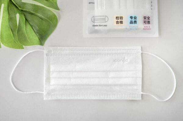Iconic 3 PLY Medical Disposable Face Mask *SIGNATURE SNOW WHITE* - Image 3