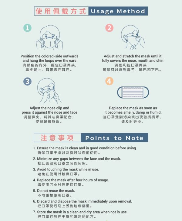 Iconic 3 PLY Medical Disposable Face Mask *SIGNATURE SNOW WHITE* - Image 3